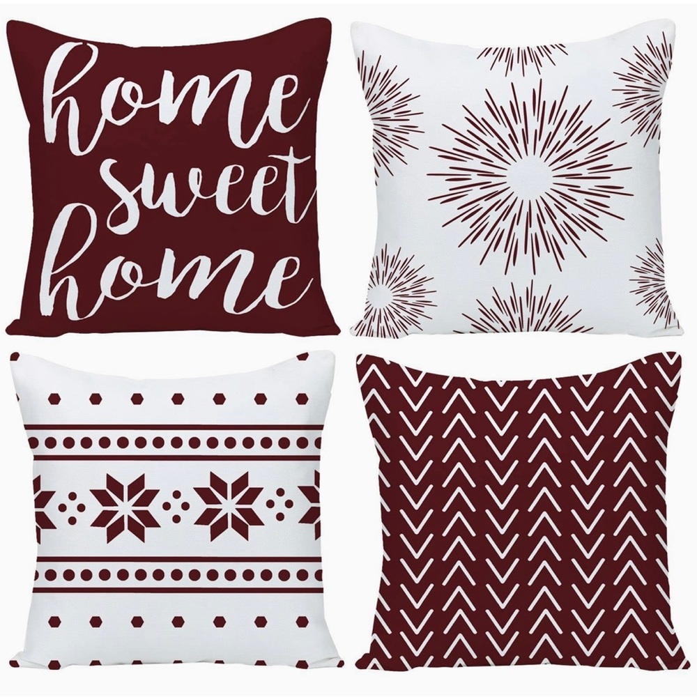 Bohemian Farmhouse Deco Pillow Cover Set